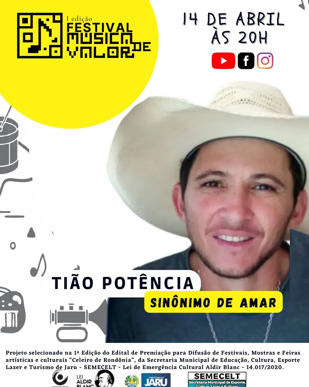 Na próxima quinta feira 14 às 20h no canal da Magma Produtora no Youtube tem a apresentação do (3)